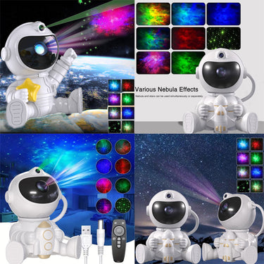 Astronaut Galaxy Projector with Bluetooth Speaker & Starry Lights
